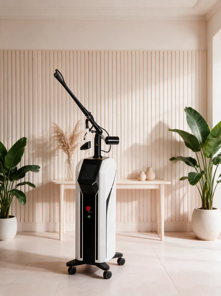 The Meditime COPRO3 fractional CO2 laser system in a Marie Jé Aesthetics treatment room